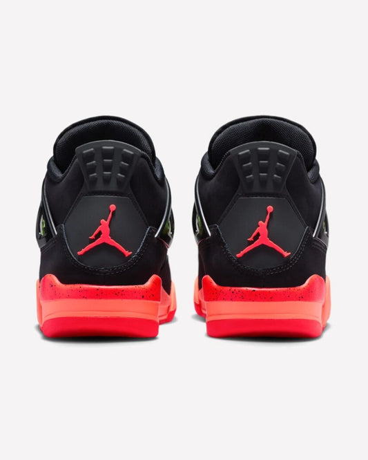 Air Jordan 4 Retro Black Infrared Barely Volt (GS)