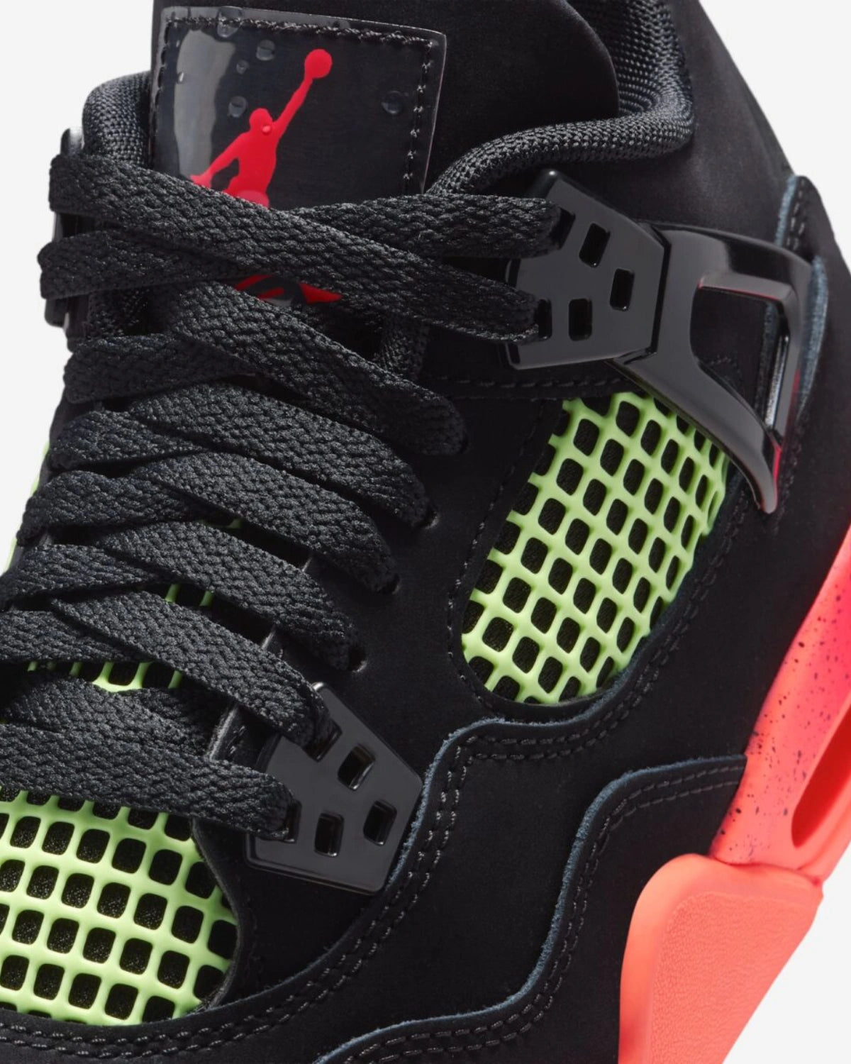 Air Jordan 4 Retro Black Infrared Barely Volt (GS)