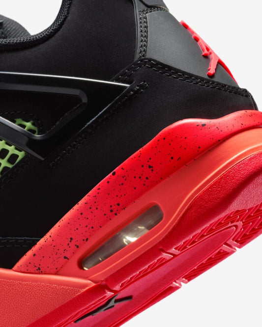 Air Jordan 4 Retro Black Infrared Barely Volt (GS)