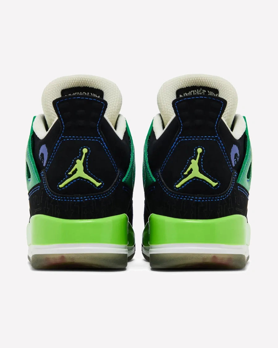 Jordan 4 Retro Doernbecher (GS) — detalle del talón
