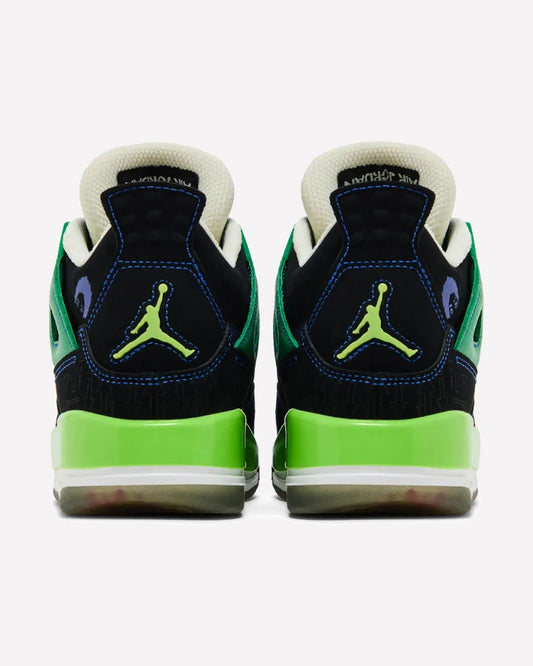Jordan 4 Retro Doernbecher (GS) — detalle del talón