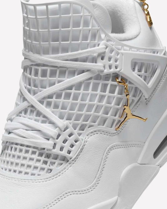 Jordan 4 Retro Net White — detalle del lateral