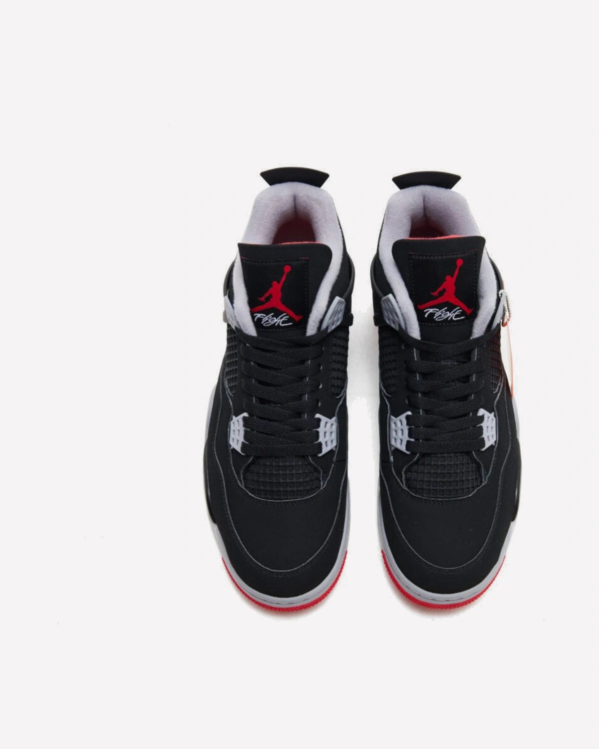 Jordan 4 Retro OG Bred (2026) — vista del talón