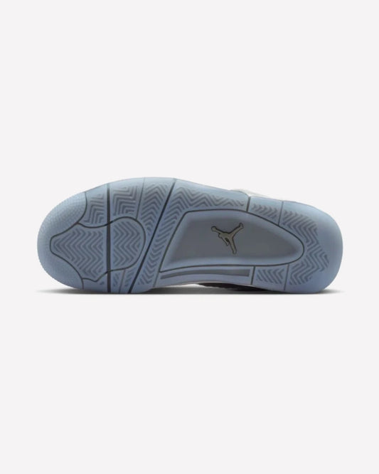 Jordan 4 Retro Photon Dust Blue Chill — vista del par