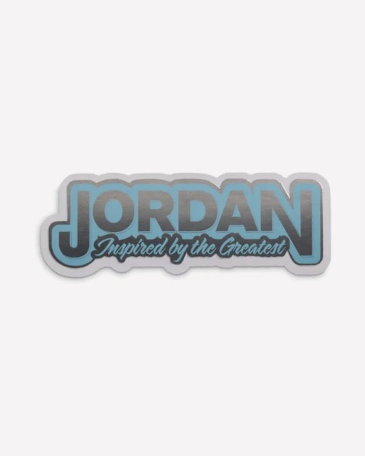 Jordan 4 Retro Photon Dust Blue Chill — detalle de la lengüeta