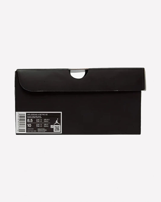 Air Jordan 4 Retro SE Black Canvas
