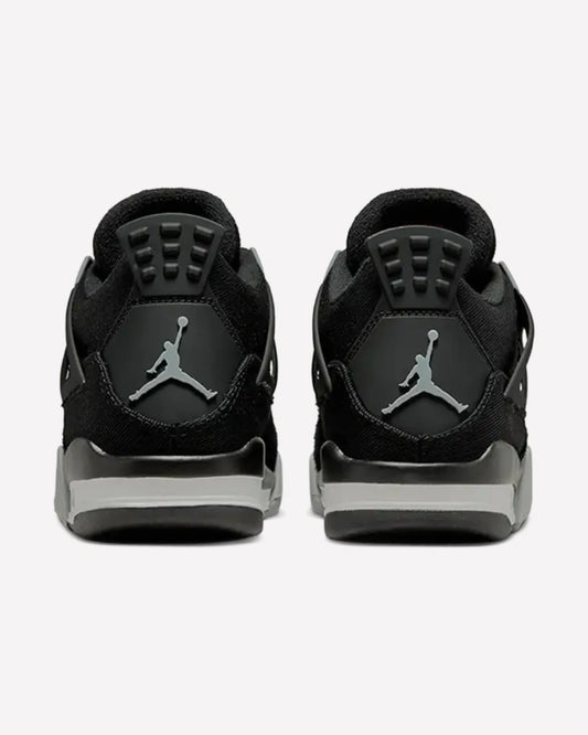 Air Jordan 4 Retro SE Black Canvas (GS)