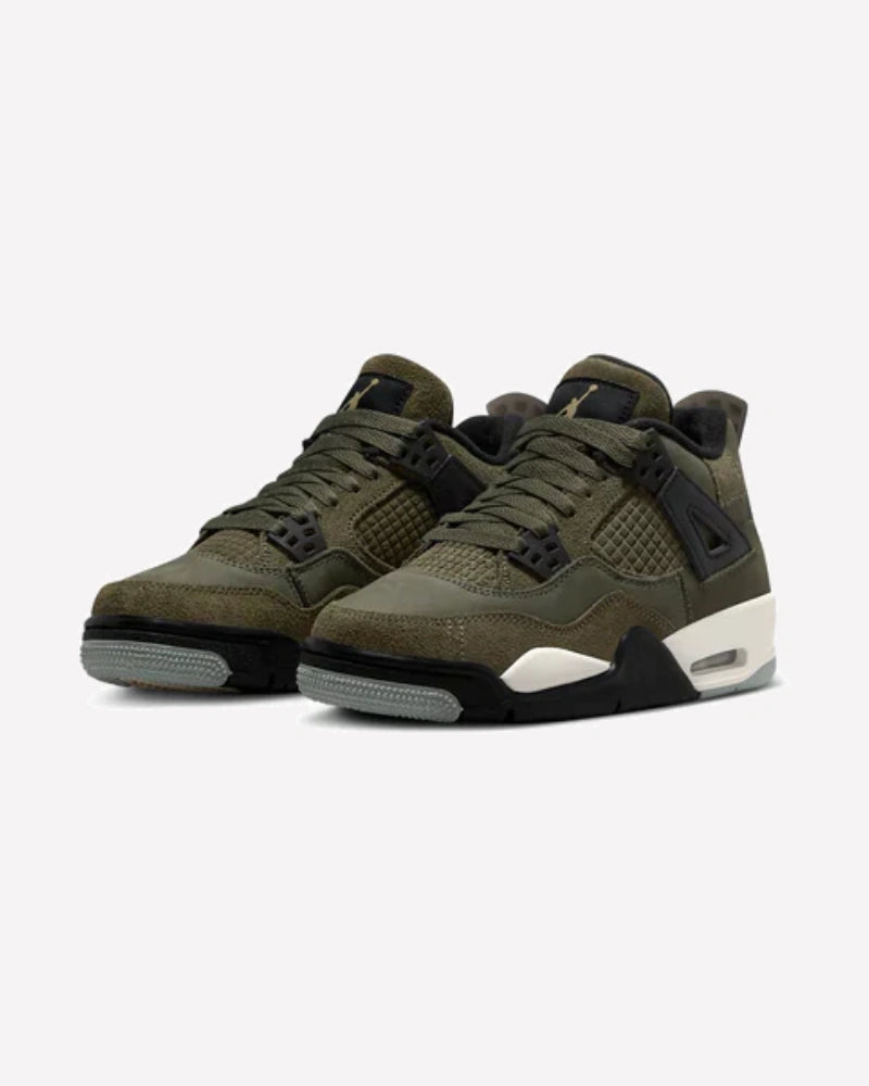 Air Jordan 4 Retro SE Craft Medium Olive (GS)
