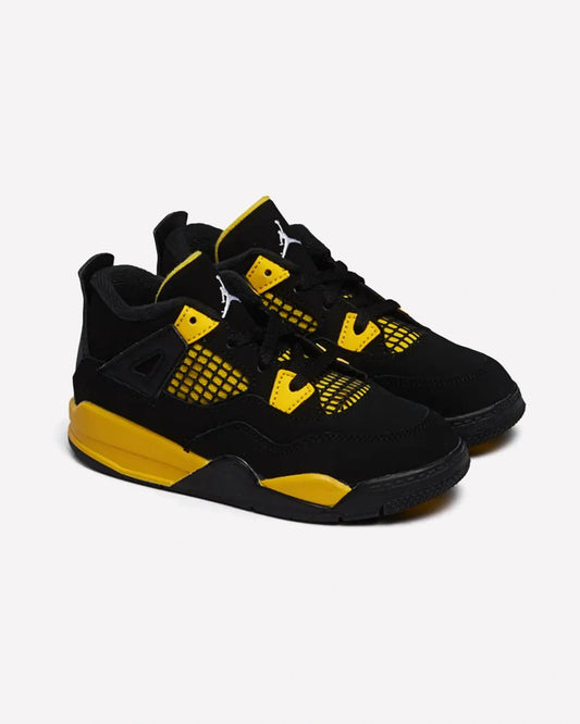 Jordan 4 Retro Thunder (2023) (TD) — vista superior