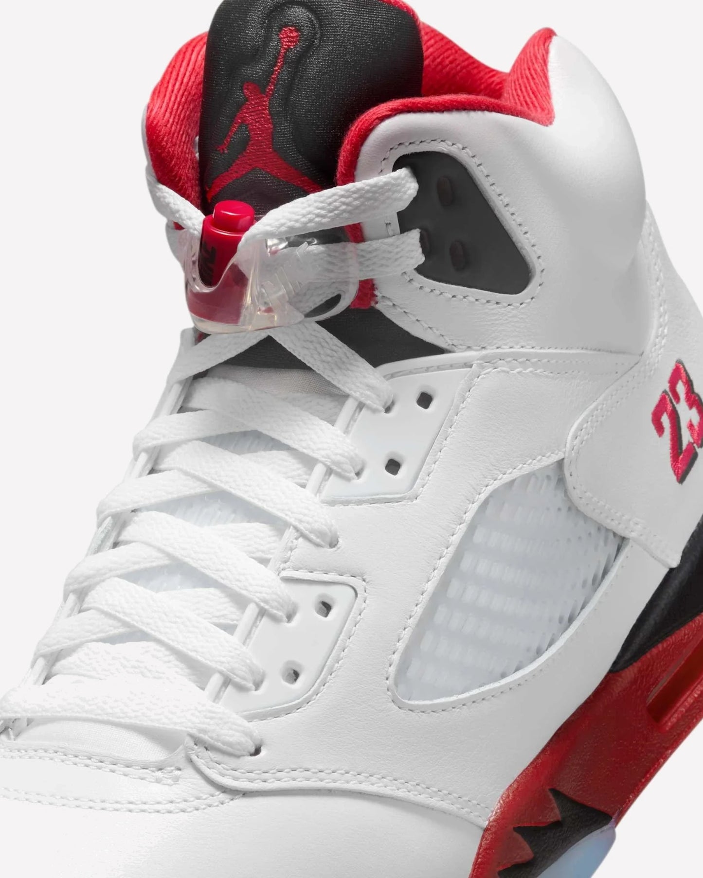Air Jordan 5 Retro Fire Red Black Tongue (2025)