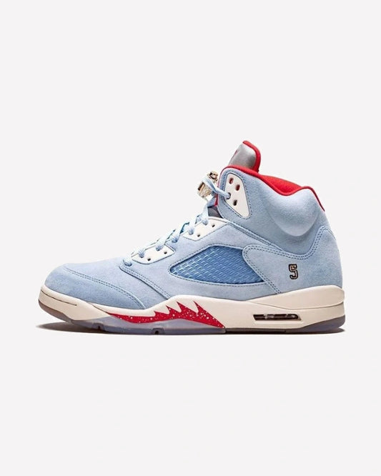 Jordan 5 Retro Trophy Room Ice Blue — vista lateral