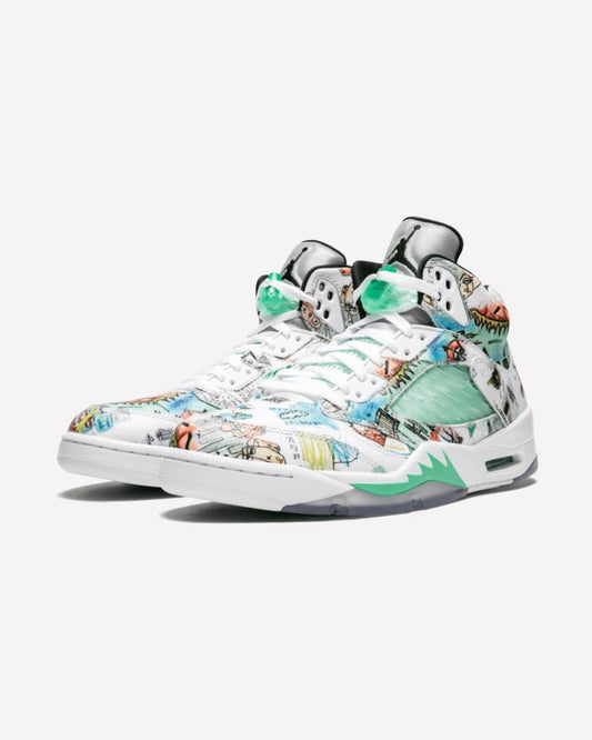 Jordan 5 Retro Wings — vista superior