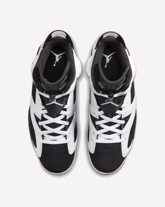 Jordan 6 Retro Oreo (2026) — detalle del upper