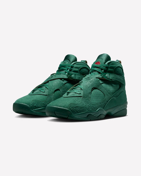 Jordan 8 Retro Bin23 Fir/Legion Pine — vista superior
