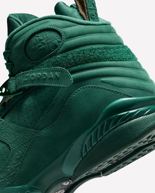 Jordan 8 Retro Bin23 Fir/Legion Pine — vista del par