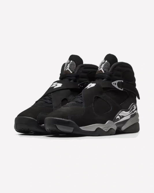 Jordan 8 Retro Chrome 2026 — vista superior