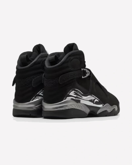 Jordan 8 Retro Chrome 2026 — detalle del talón