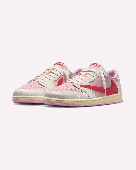 Air Jordan 1 Retro Low OG SP Travis Scott Sail Tropical Pink