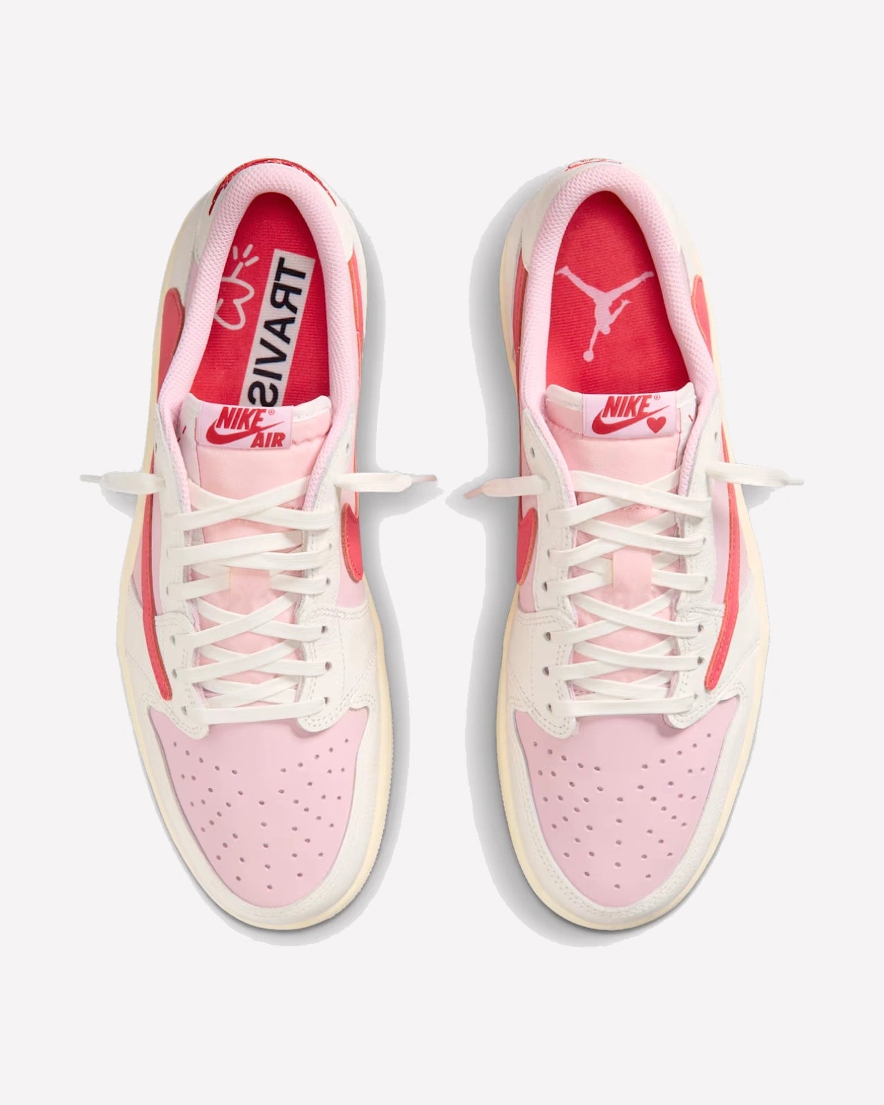 Air Jordan 1 Retro Low OG SP Travis Scott Sail Tropical Pink