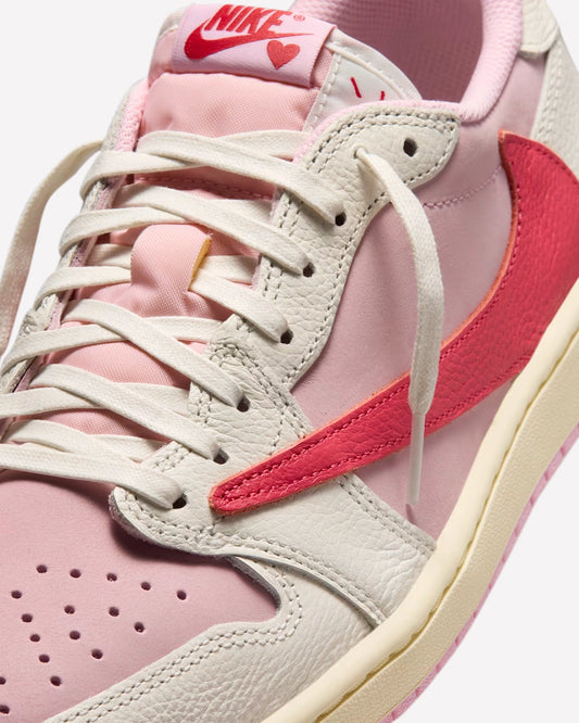 Air Jordan 1 Retro Low OG SP Travis Scott Sail Tropical Pink