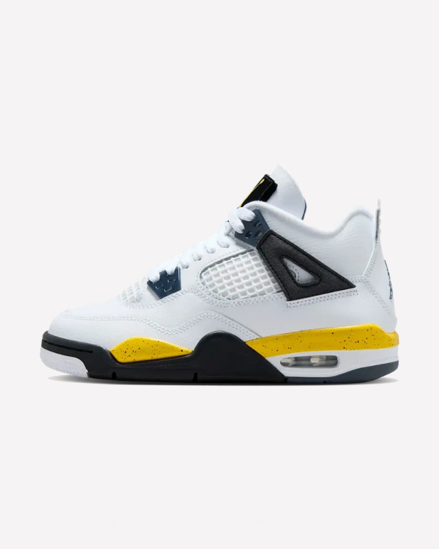 Jordan 4 Retro Rare Air Tour Yellow — vista lateral