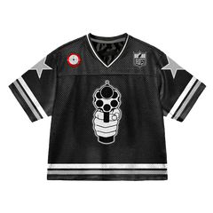Bravest Studios Black 911 Football Jersey
