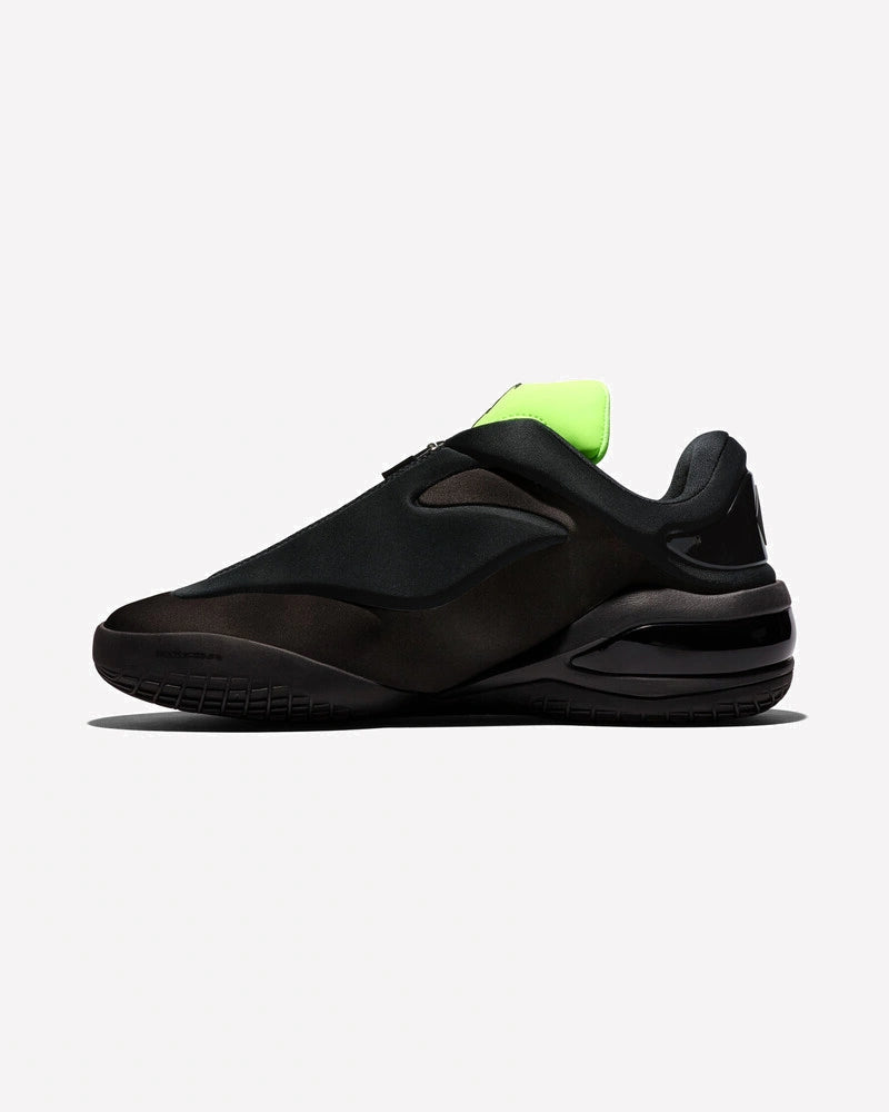 Converse SHAI 001 Black Green Beam — vista lateral