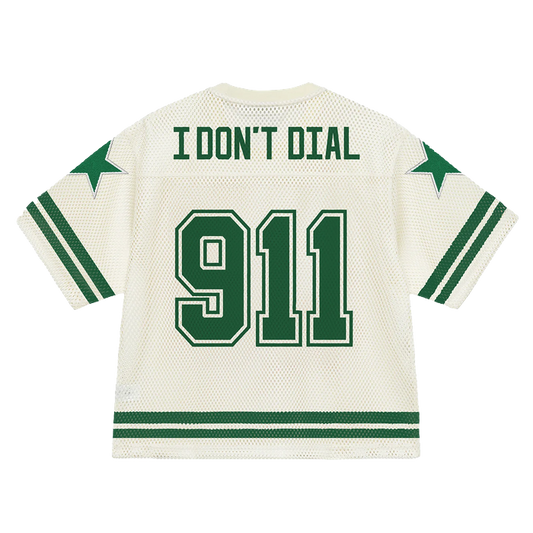 Bravest Studios Cream 911 Football Jersey - Sneaker Lane
