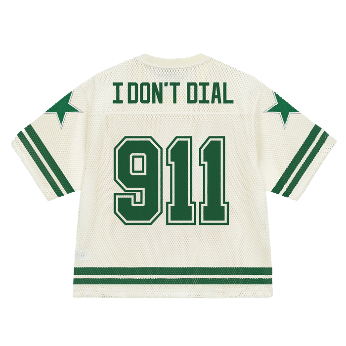 Bravest Studios Cream 911 Football Jersey - Sneaker Lane