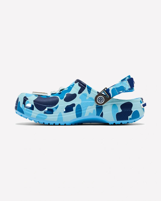 Crocs Classic Clog ABC Camo Blue — Vista superior