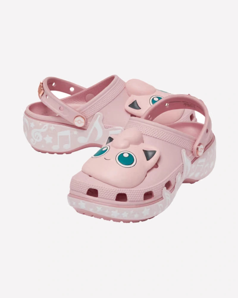 Crocs Classic Platform Clog Pokémon Jigglypuff 30th Anniversary