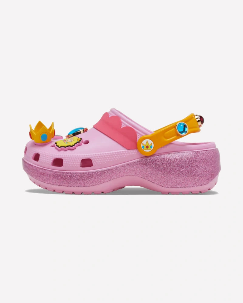 Crocs Classic Platform Clog Super Mario Bros. Princess Peach