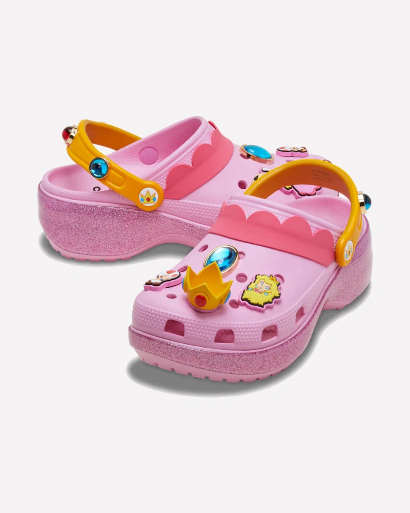 Crocs Classic Platform Clog Super Mario Bros. Princess Peach