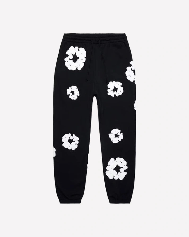 Denim Tears The Cotton Wreath Sweatpants Black