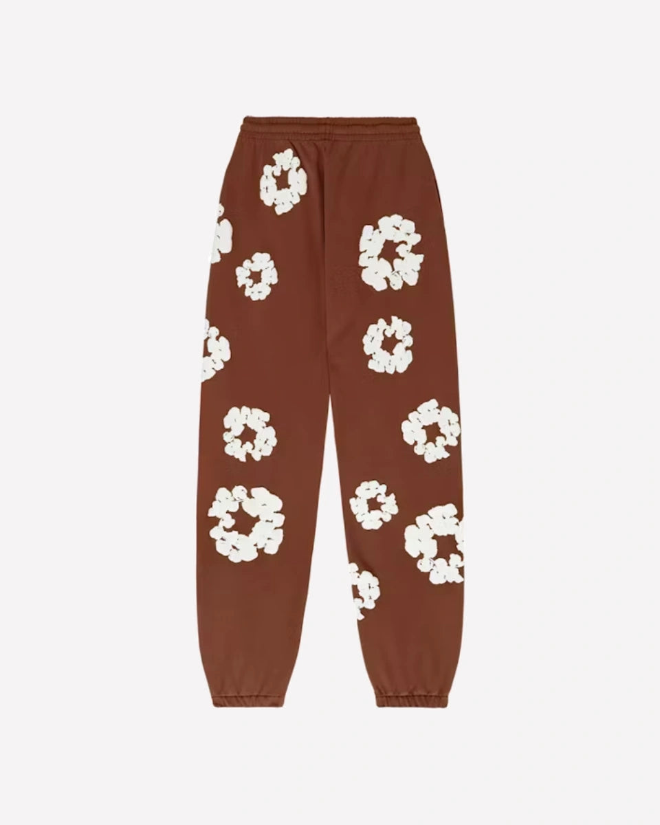 Denim Tears The Cotton Wreath Sweatpants Brown