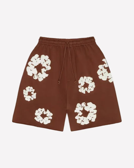 Denim Tears The Cotton Wreath Shorts Brown