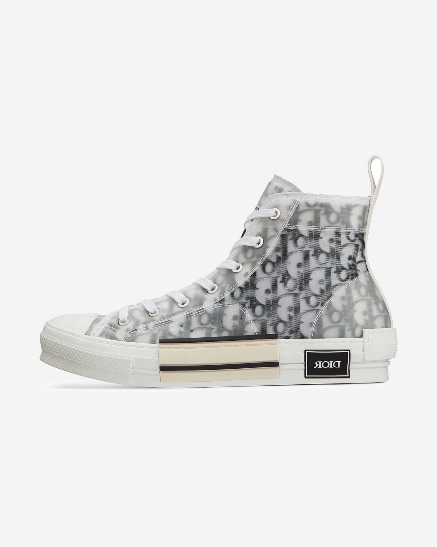 Dior B23 High Top Logo Oblique — vista lateral