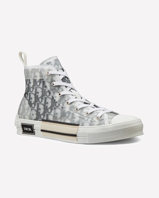 Dior B23 High Top Logo Oblique — vista superior