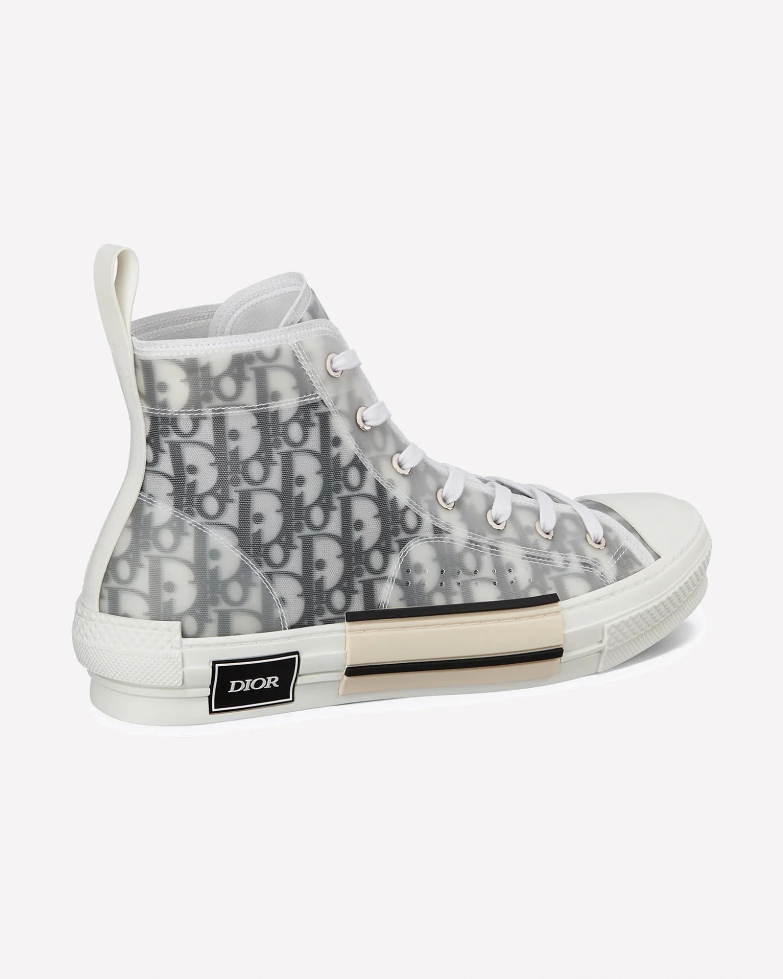 Dior B23 High Top Logo Oblique — detalle del patrón