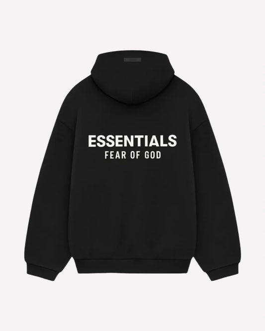 Fear Of God Essentials Hoodie Fleece Black