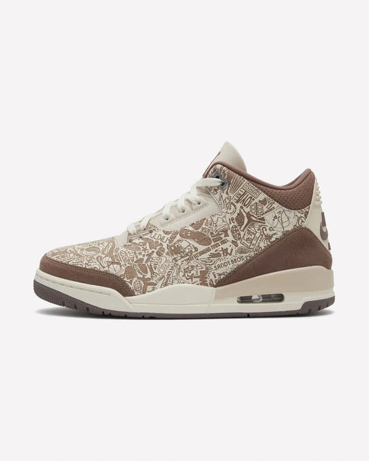 Jordan 3 Retro Laser Palomino — vista lateral