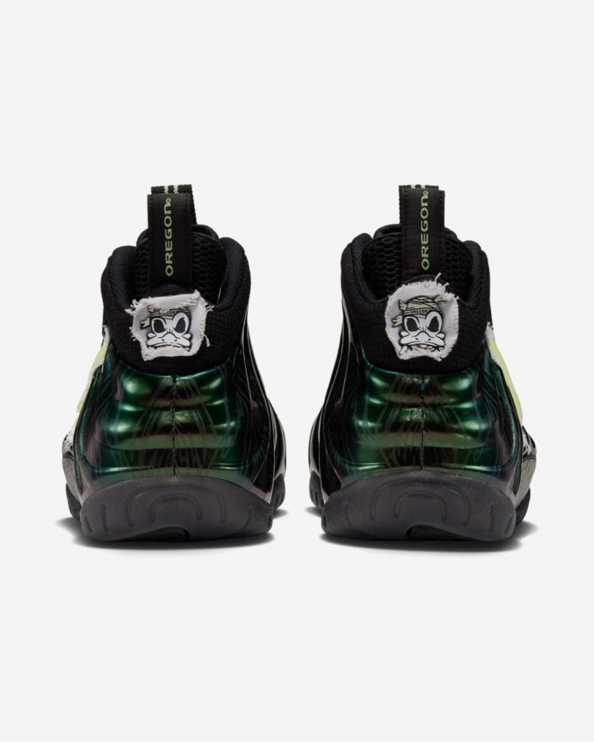 Nike Air Foamposite Pro Oregon Mummy Duck — vista de la suela
