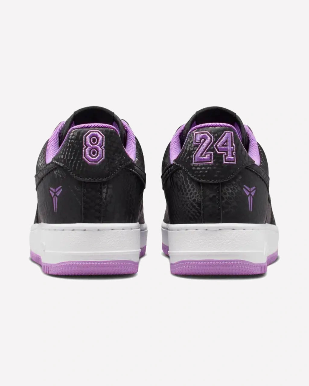 Nike Air Force 1 Low Kobe Bryant Forever Black Purple Stardust — suela exterior