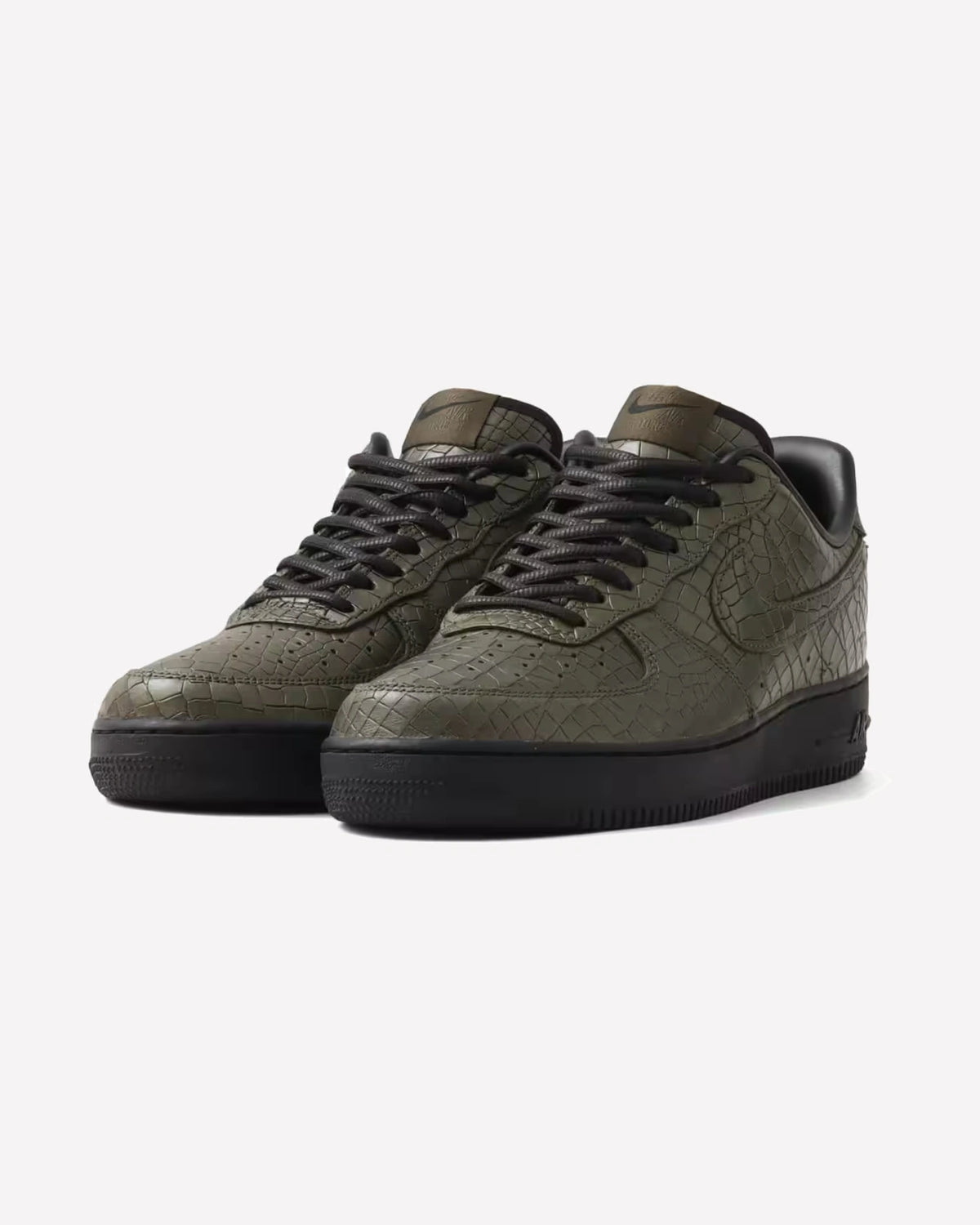 Nike Air Force 1 Low Morse Code Cargo Khaki Croc