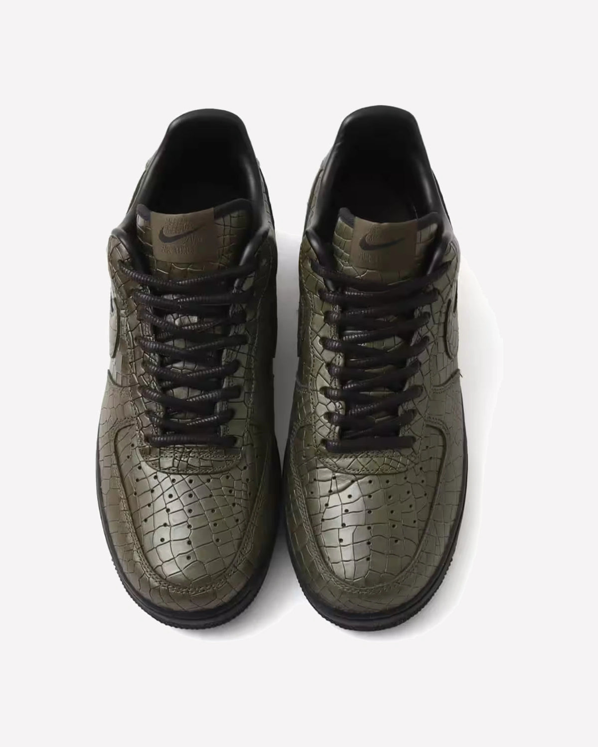 Nike Air Force 1 Low Morse Code Cargo Khaki Croc