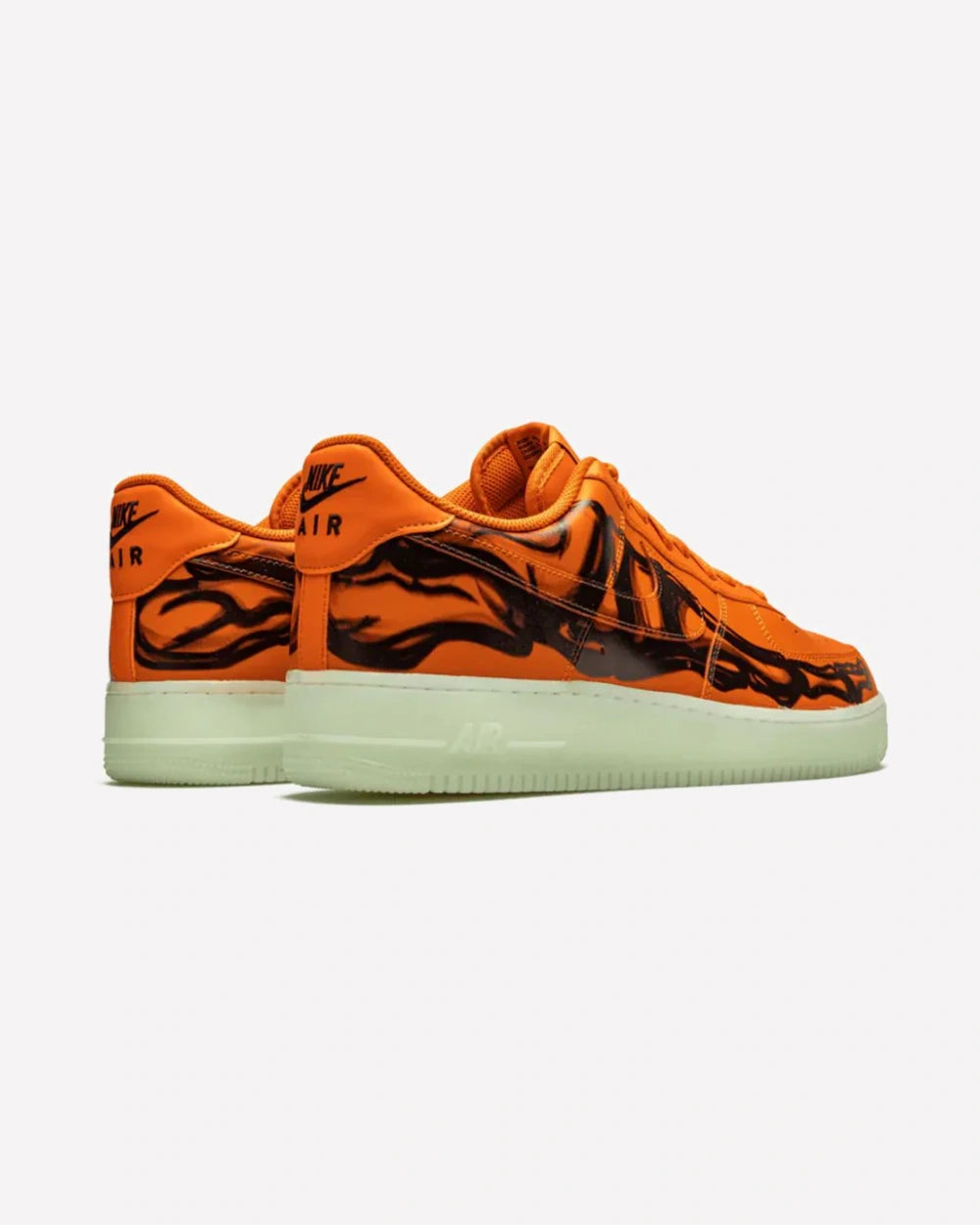 Nike Air Force 1 Low Orange Skeleton Halloween (2020)