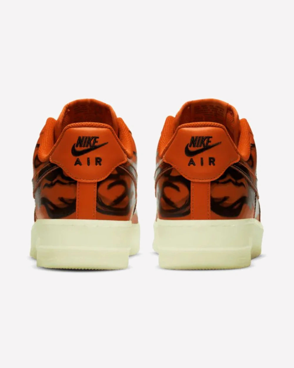 Nike Air Force 1 Low Orange Skeleton Halloween (2020)