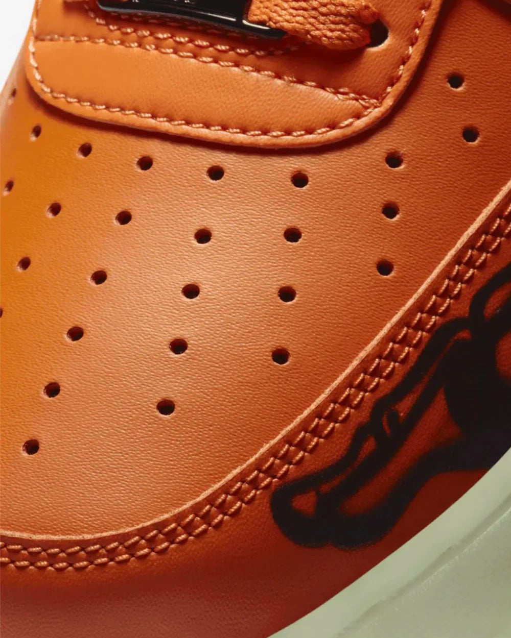 Nike Air Force 1 Low Orange Skeleton Halloween (2020)