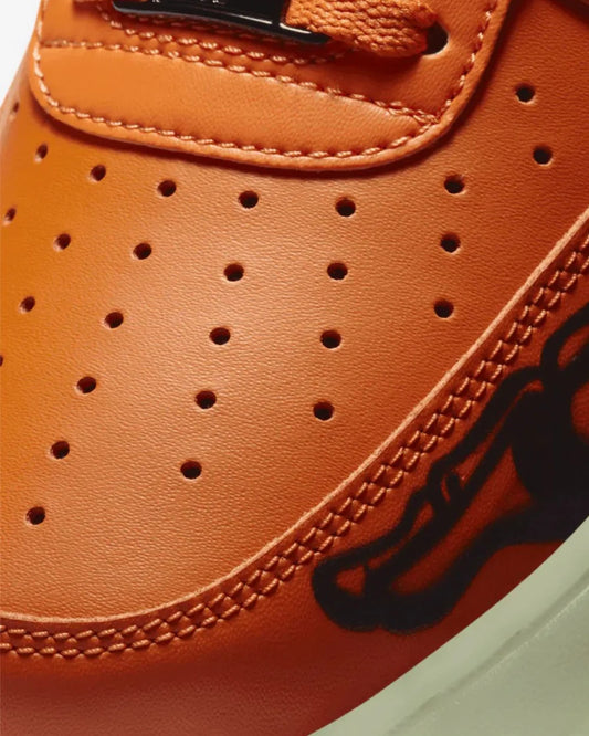 Nike Air Force 1 Low Orange Skeleton Halloween (2020)