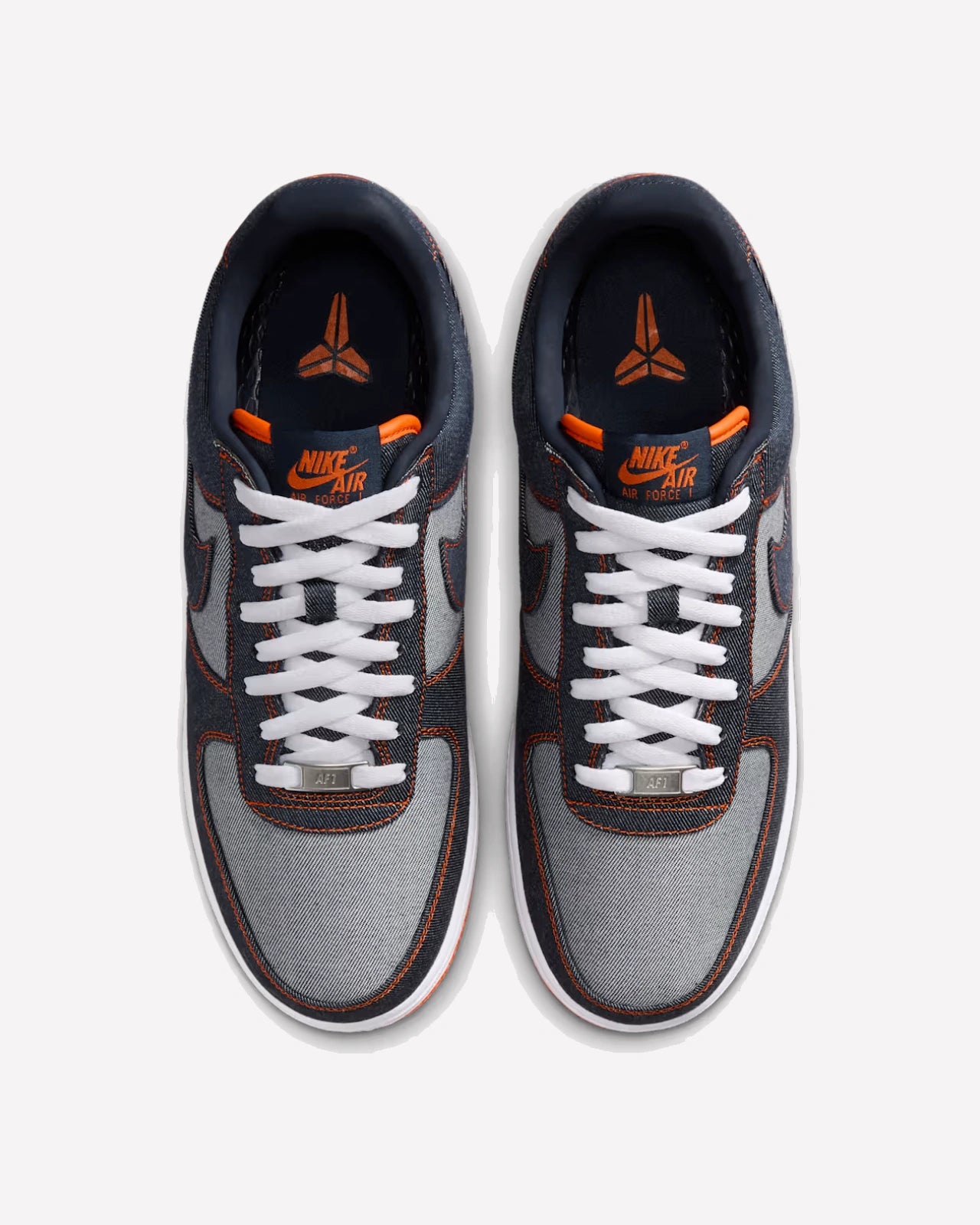 Nike Air Force 1 Low Protro Kobe Bryant Denim Obsidian Safety Orange
